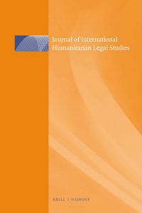 Read more about the article Journal of International Humanitarian Legal Studies